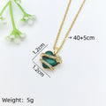 Purple Flower Copper Pendant Necklace | Women's Clavicle Chain Pendant Necklace Nixie XL2605-027