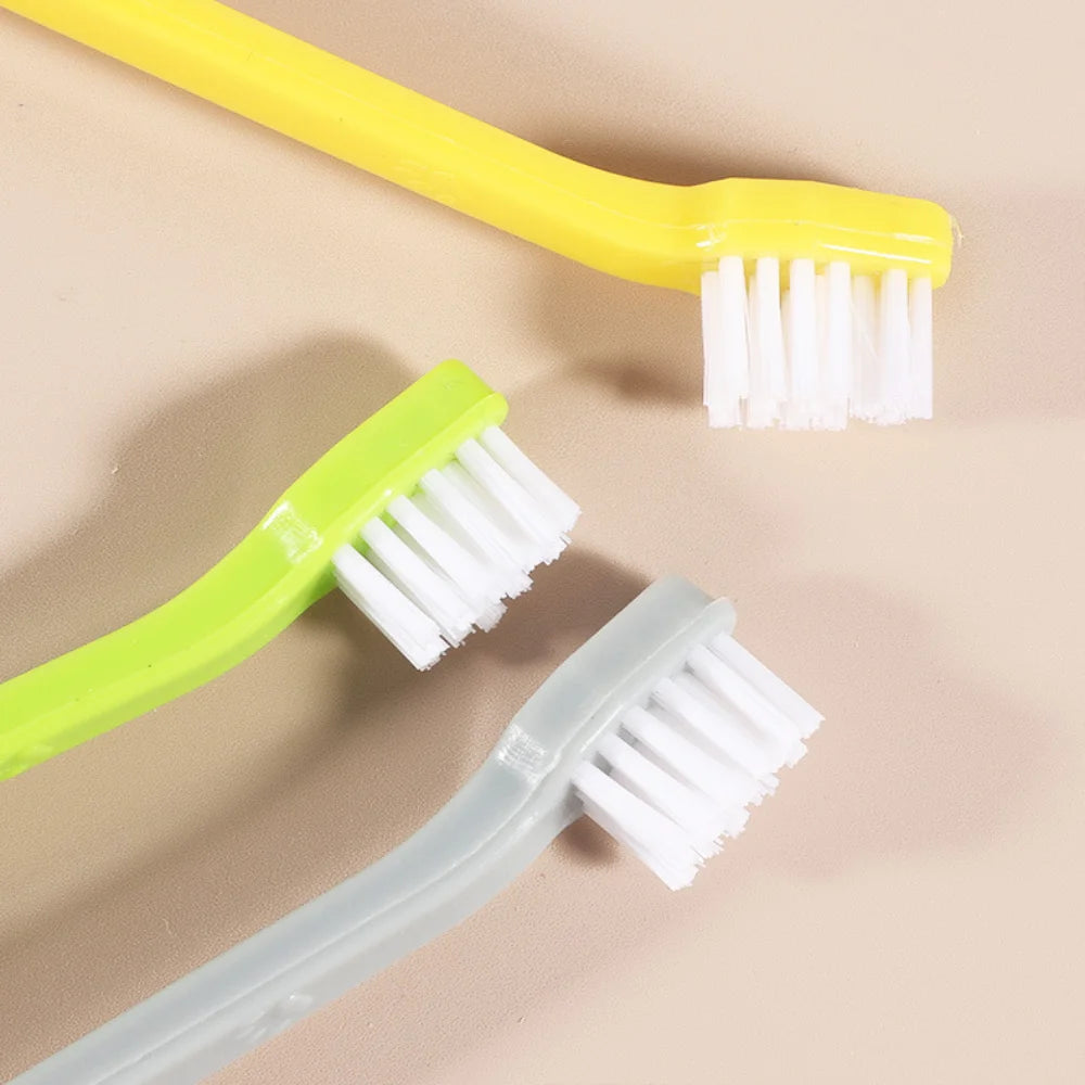 Double-Headed Dog Toothbrush – Soft Pet Finger Brush
