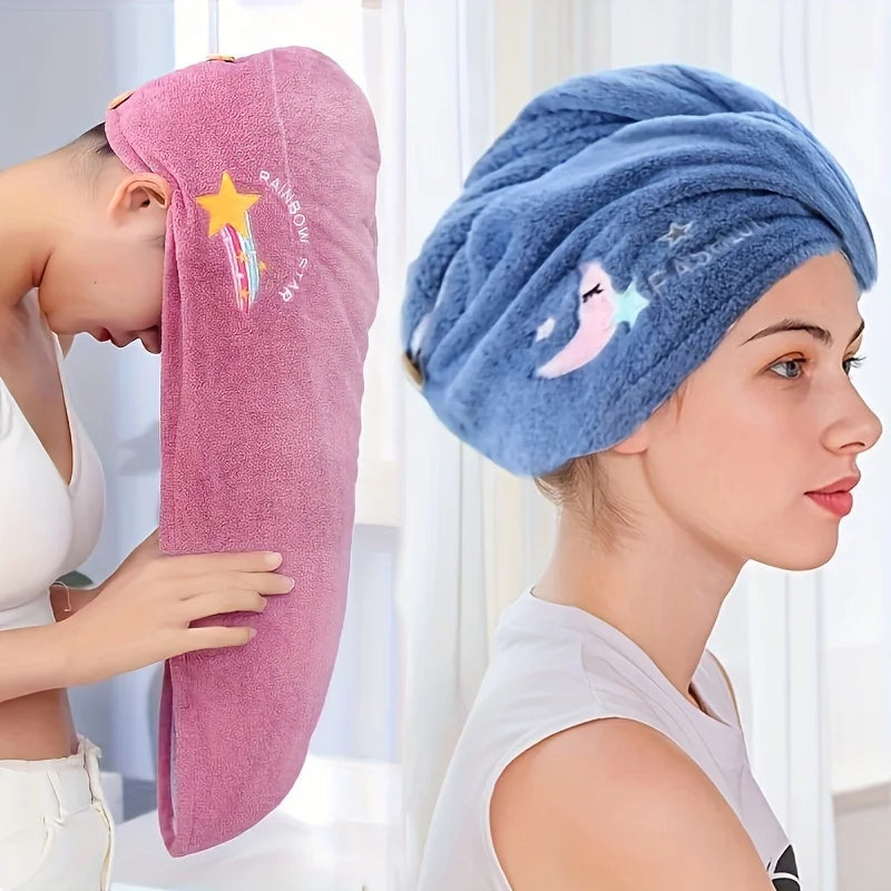 Quick-Dry Hair Towel Wrap Bonnet – Super Absorbent for Women Hair Towel Wrap Nixie