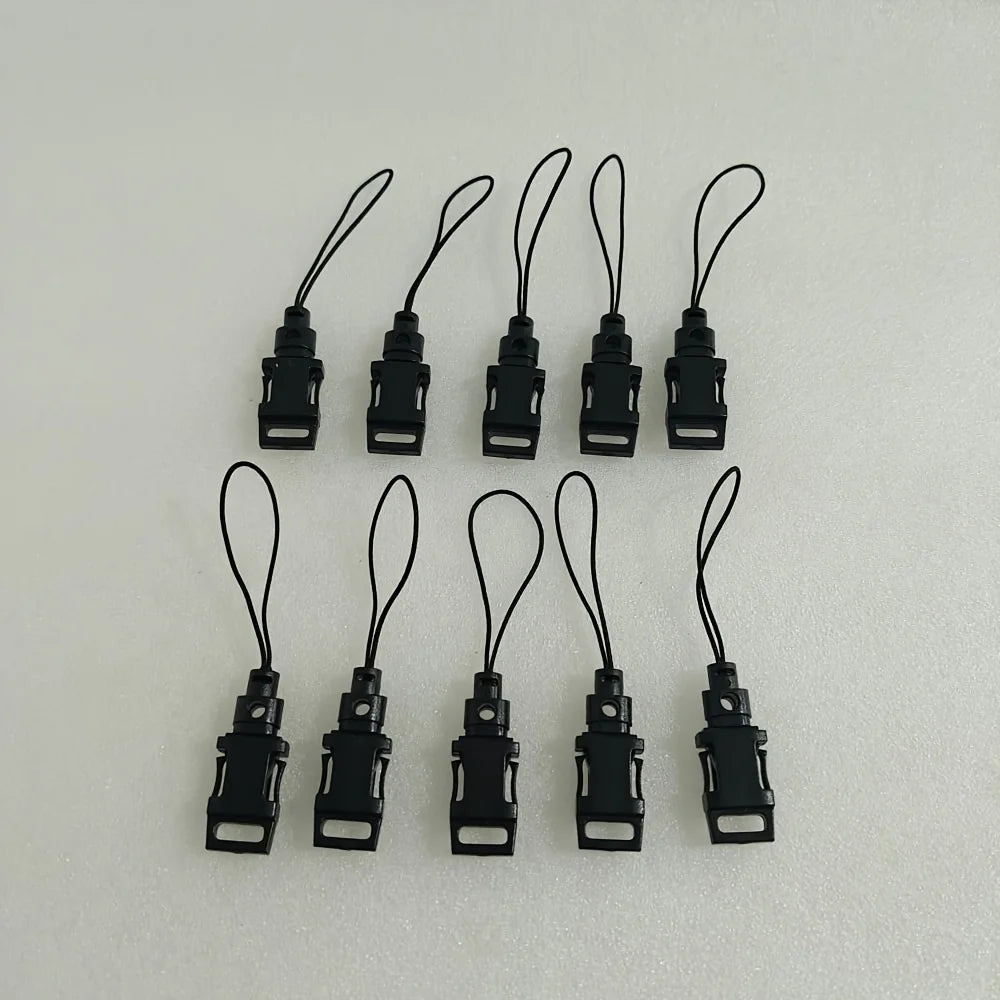 10-Pack Detachable Buckle Clips for ID Card Lanyards Lanyard Buckle Clips Nixie 10pcs-0.9cm