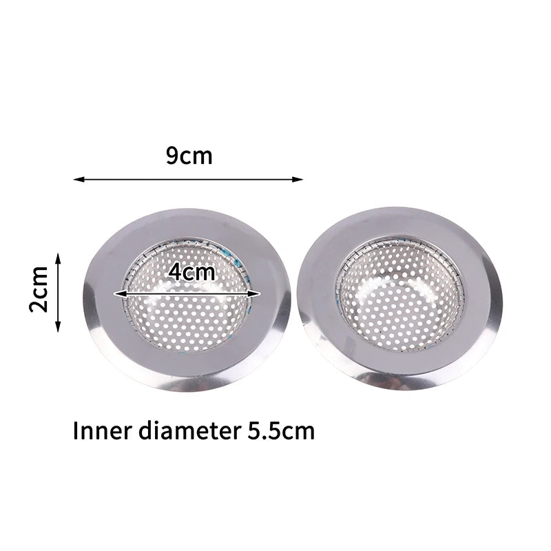 Stainless Steel Sink Strainer & Shower Hair Catcher Stopper Drain Strainer Nixie A3