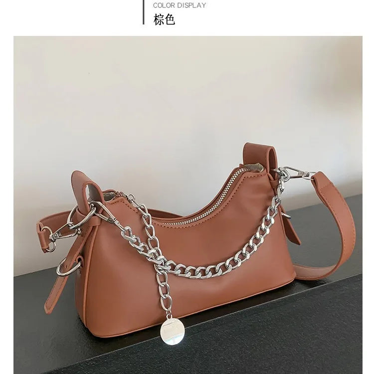 Women's Chain Crossbody Bag – Chic Shoulder & Underarm Purse Crossbody Shoulder Bag Nixie