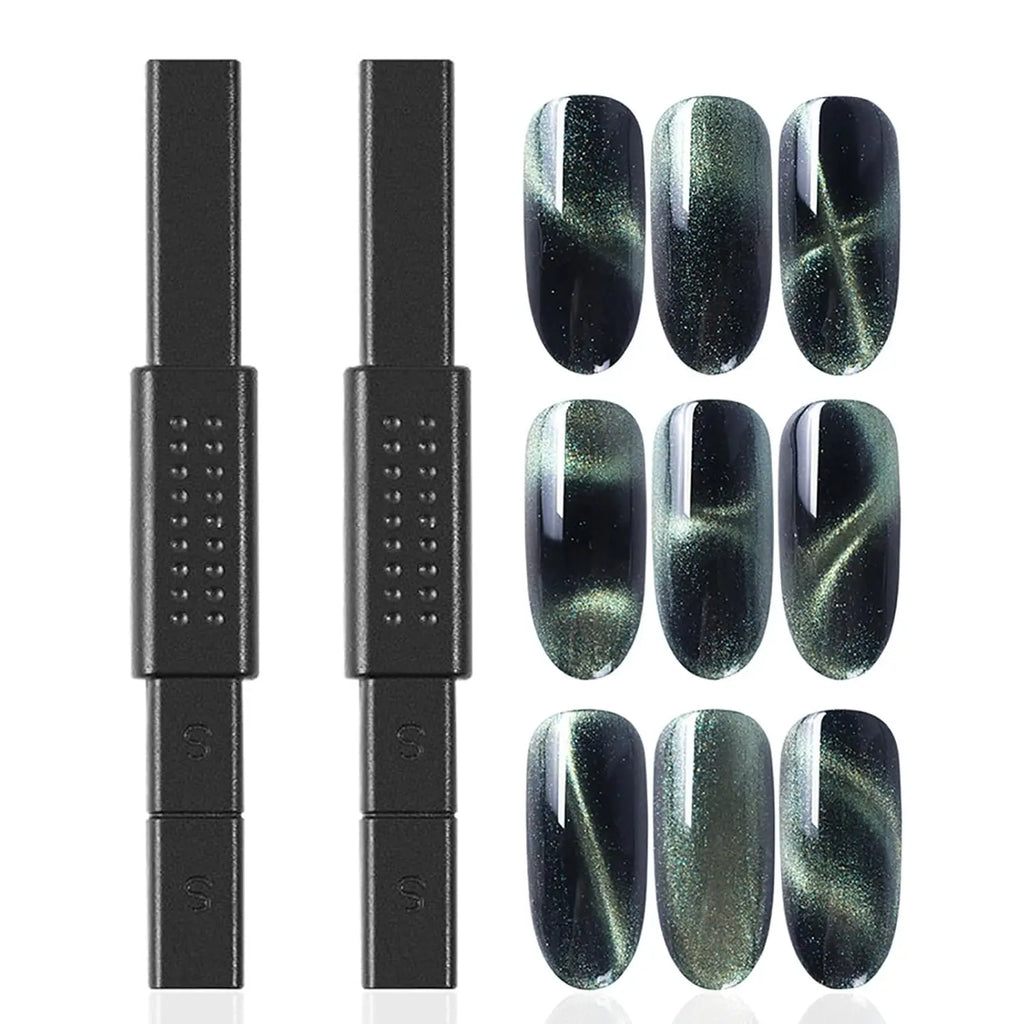 Double-Headed Cat Eye Nail Magnet 3D Tool for Gel Polish Art Nail Art Magnet Nixie Cat eye magnet