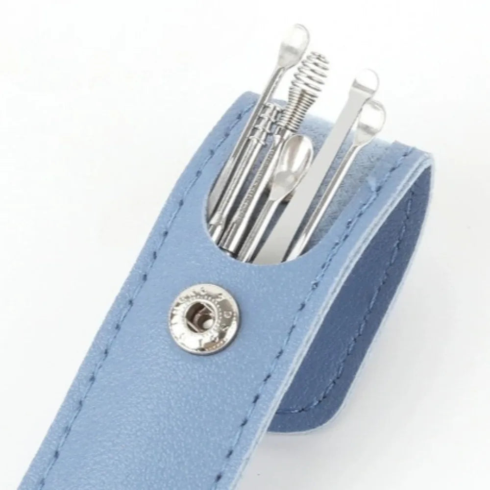 6-Piece Stainless Steel Ear Wax Removal Tool Set Ear Cleaning Tool Nixie