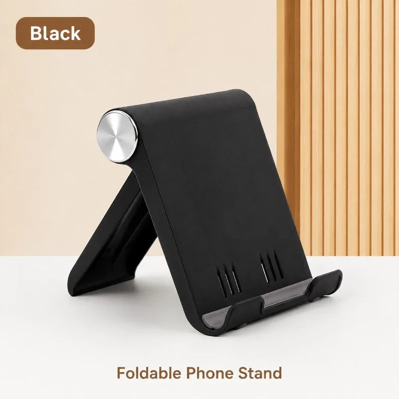 Adjustable Foldable Phone & Tablet Stand – Anti-Slip Holder Phone & Tablet Stand Nixie Black