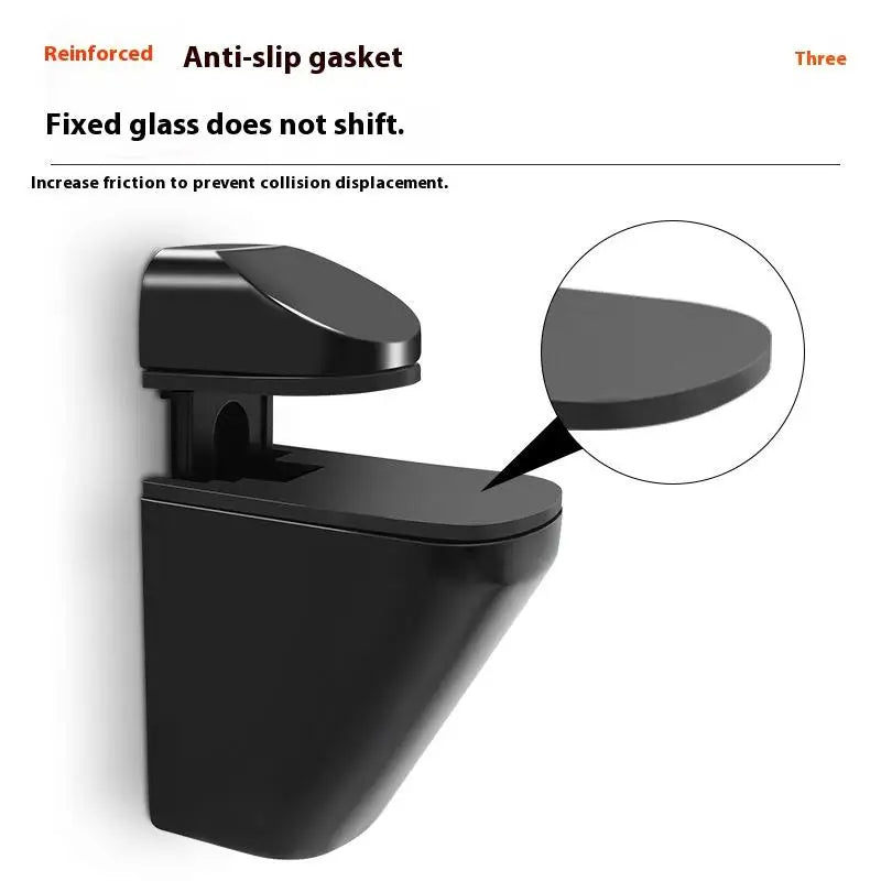 Adjustable Glass & Wood Shelf Clips – Zinc Alloy Brackets Shelf Support Clips Nixie