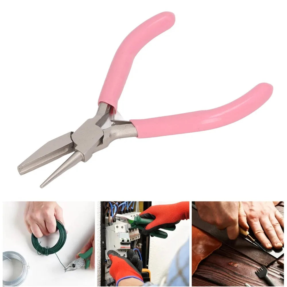 2pcs Mini Round Nose Wire Winding Pliers – Non-Slip Jewelry Tool