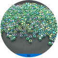 Miyuki Delica 2mm Glass Beads 500Pcs – 18 Colors for DIY Glass Craft Beads Nixie green