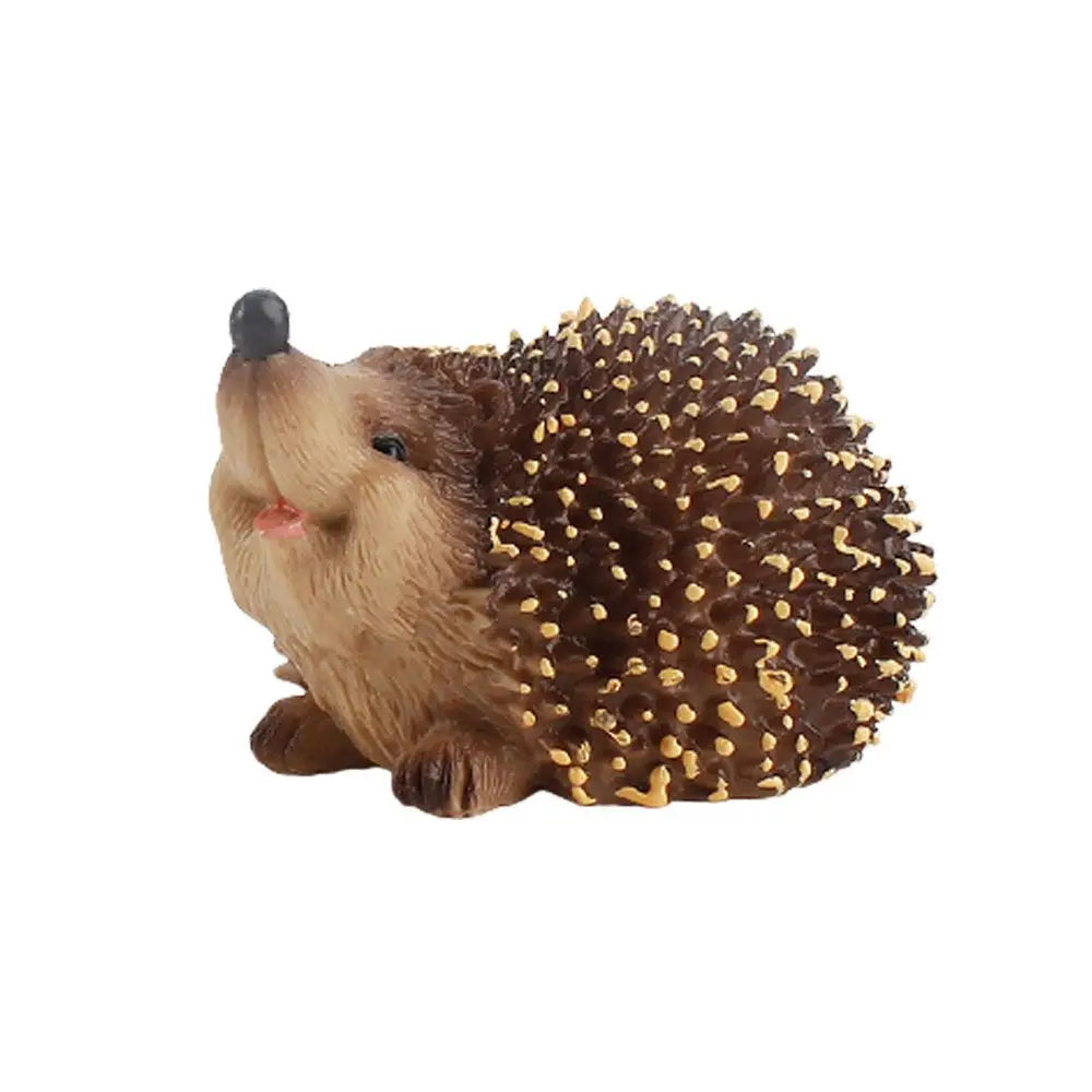 Hedgehog Animal Figurine – Miniature Wildlife Toy & Home Decor Animal Figurine Nixie 1