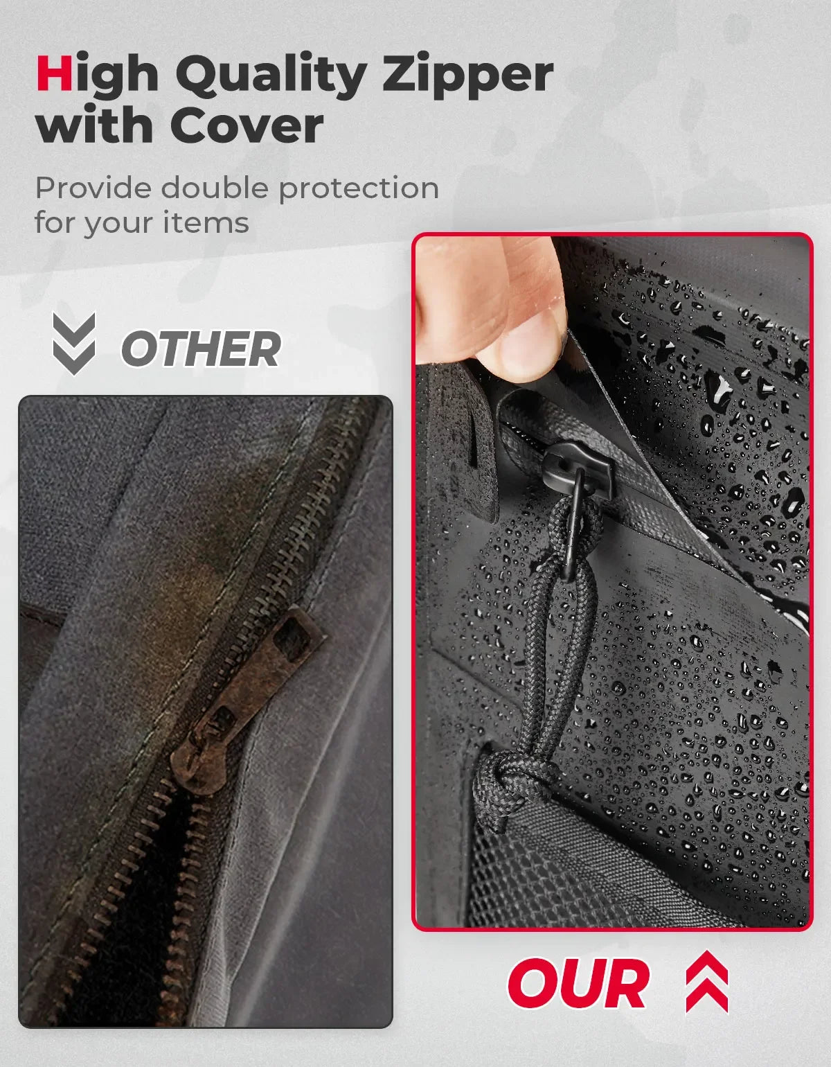KEMITOUR IPX6 Waterproof Door Bags & Knee Pads – Maverick X3 UTV Door Storage Bags Nixie
