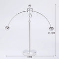 Stainless Steel Pendulum Cradle Kinetic Desk Decor Toy Kinetic Desk Sculpture Nixie 03