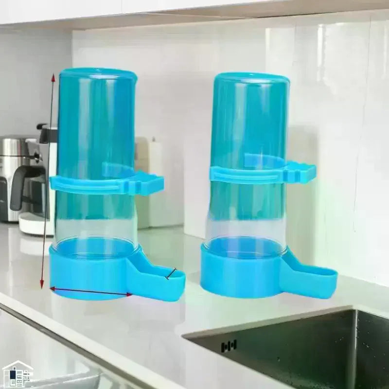 Clip-On Bird Feeder Waterer & Dispenser for Parrot Cages Bird Cage Waterer Nixie