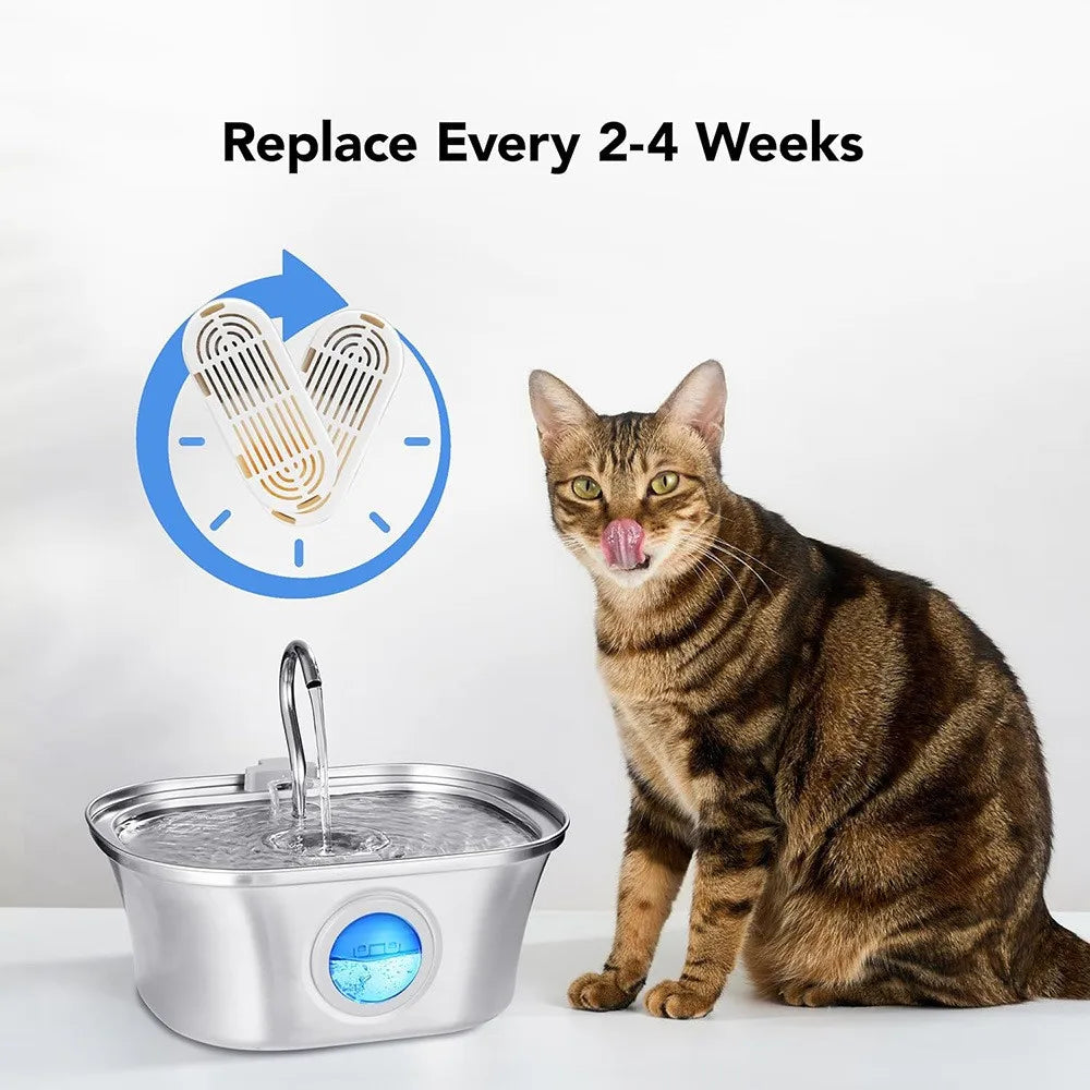 Corsair Cat Water Fountain Filters – 6-Pack Activated Carbon Pet Fountain Filter Nixie