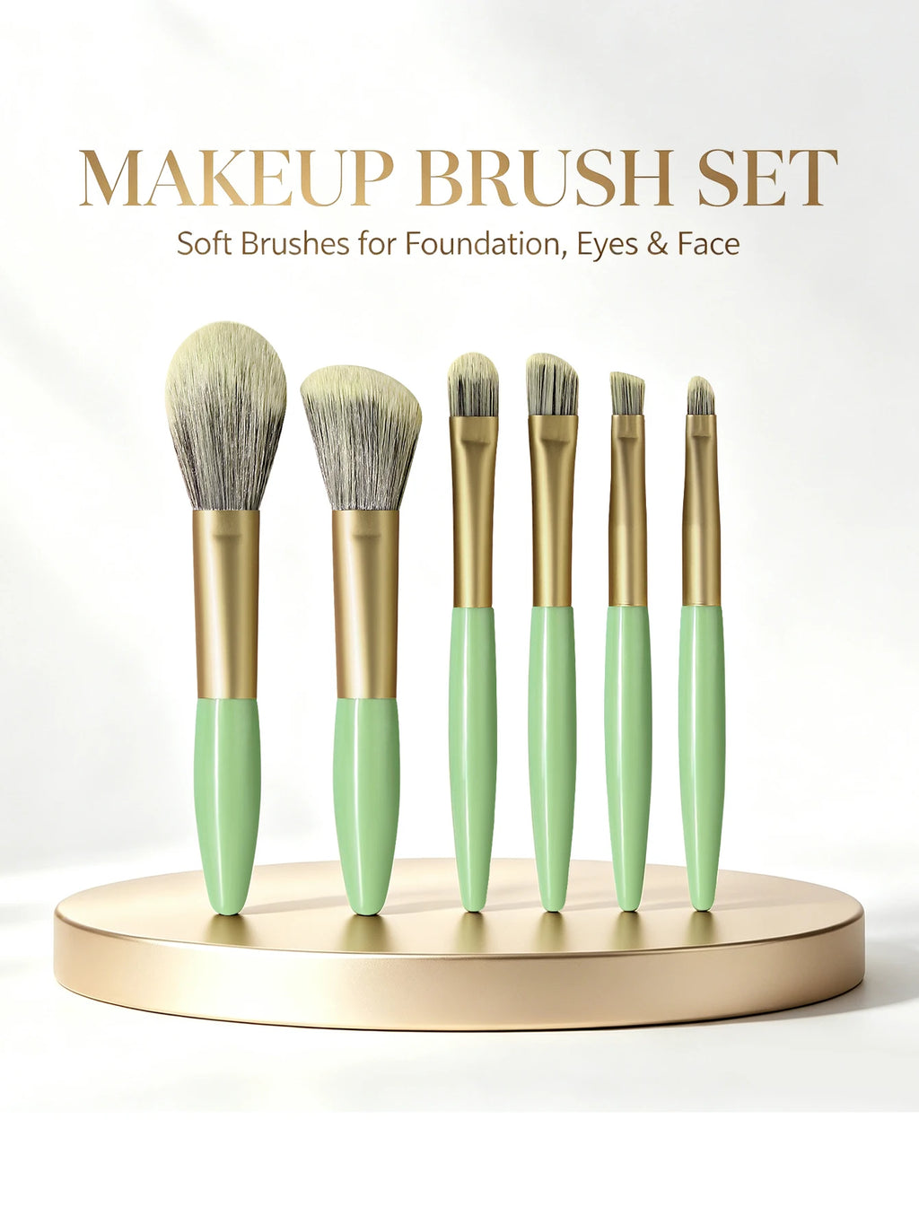 Mini Makeup Brush Set – 8-Piece Portable Travel Kit Makeup Brush Set Nixie