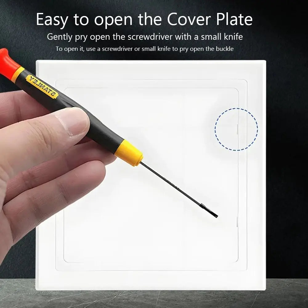 Self-Adhesive Hinged Access Panel Hatch Door – Wall & Ceiling
