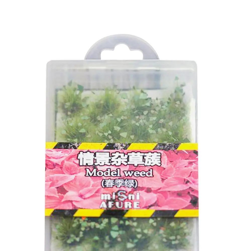 Railroad Scenery Grass Tufts & Bush Model Kit – Diorama Landscape Model Scenery Kit Nixie Type F