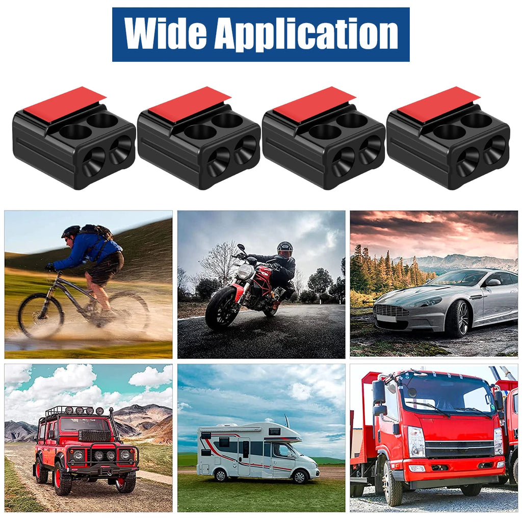 4Pcs Car Deer Warning Whistles – Ultrasonic Animal Repeller