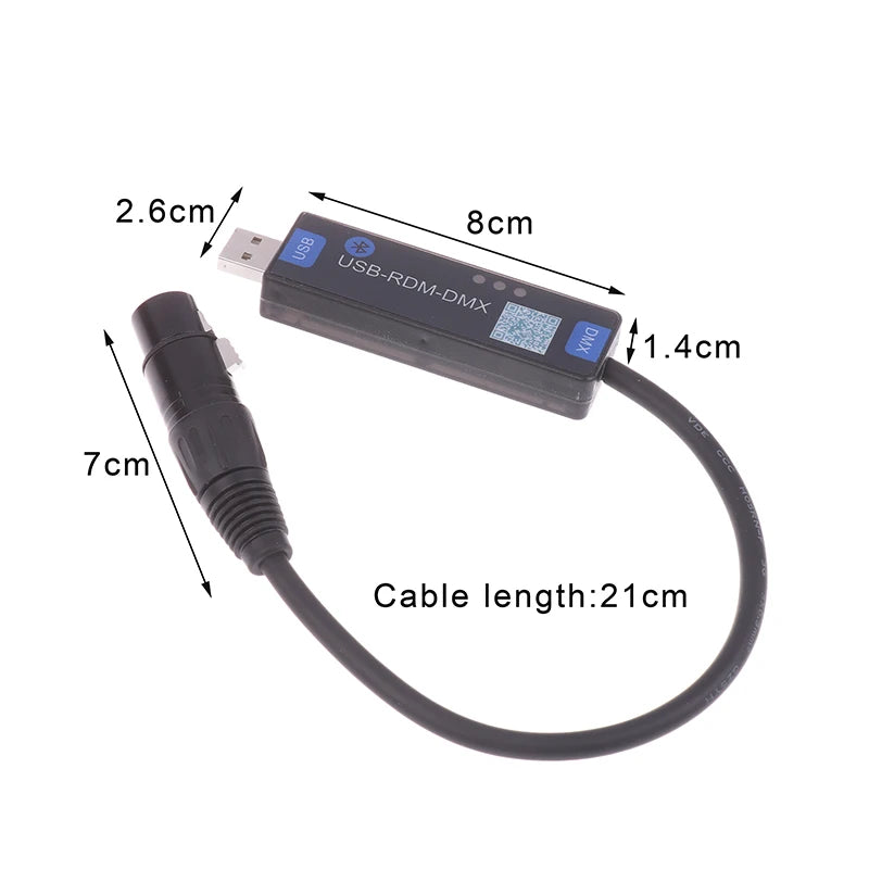 Wireless Bluetooth DMX Controller – USB Android Stage Light