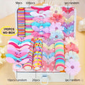 190 Pcs Girls Hair Accessories Set – Colorful Elastic Ties & Clips Hair Accessories Set Nixie 190PCS-No box
