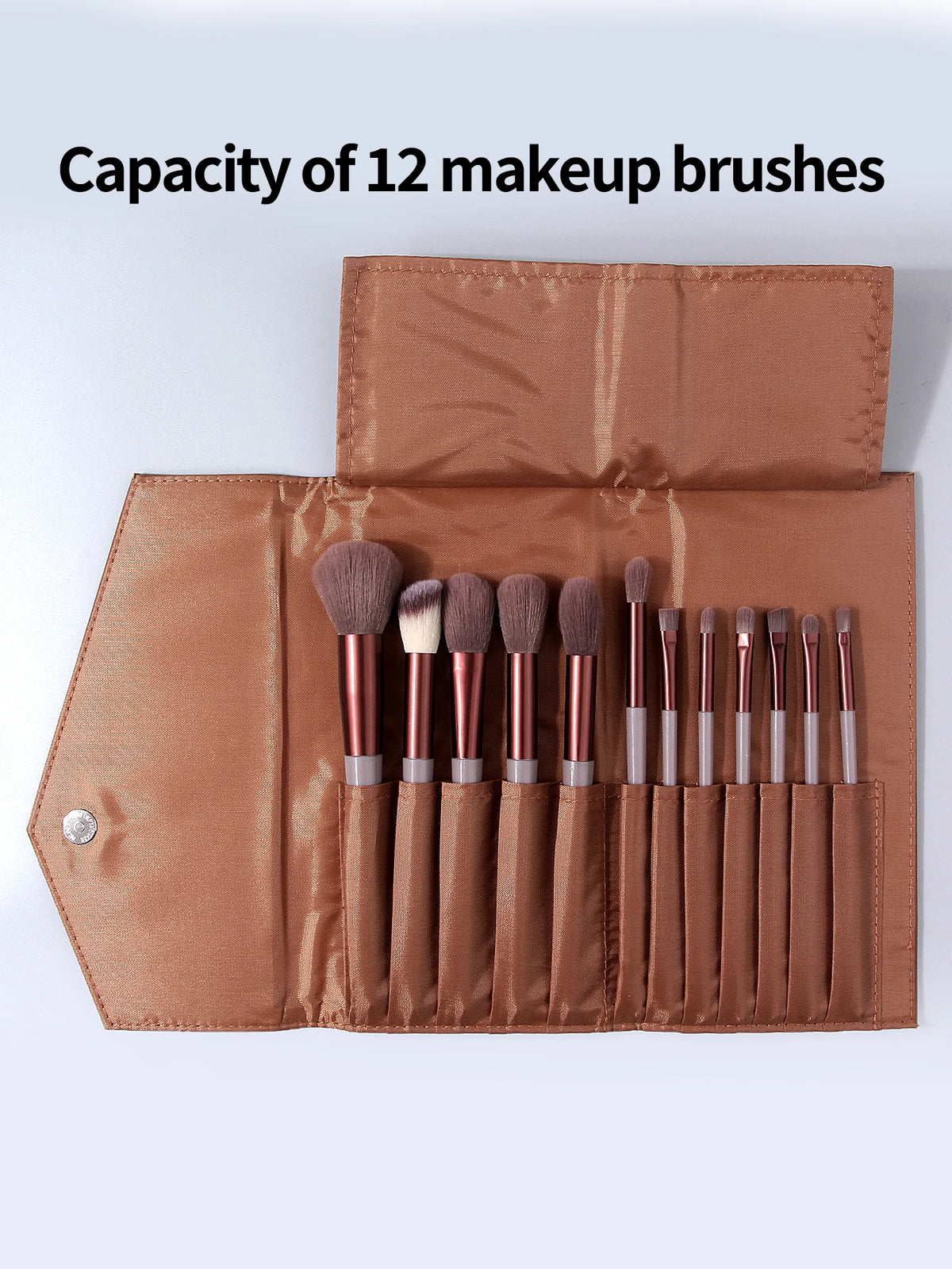 Luxury Envelope PU Makeup Brush Bag – Travel Magnetic Organizer Makeup Brush Bag Nixie