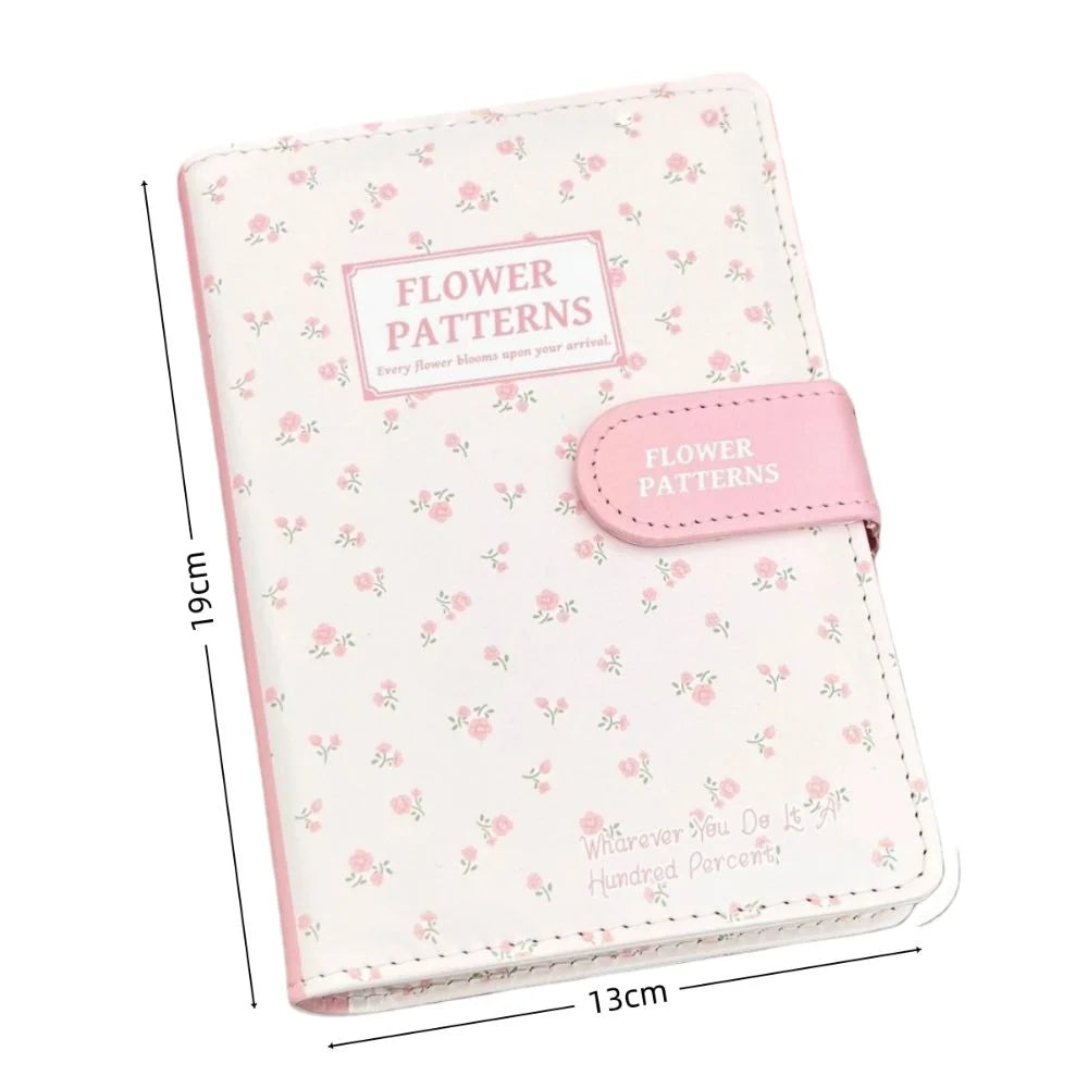 A6 PU Leather Budget Binder – Floral Cash Envelope Planner Budget Binder Planner Nixie Only Cover