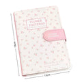 A6 PU Leather Budget Binder – Floral Cash Envelope Planner Budget Binder Planner Nixie Only Cover