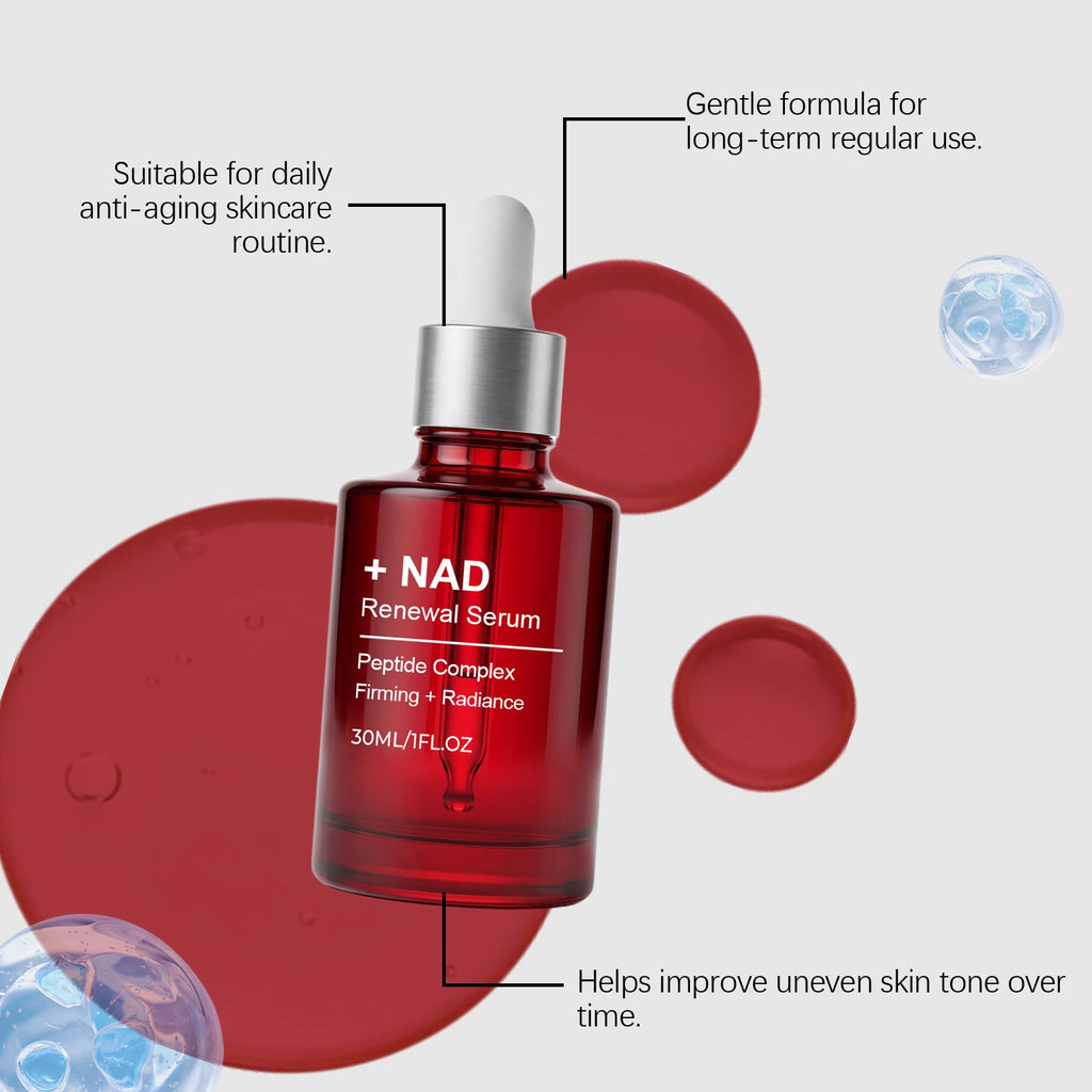 VIARELINE NAD+ Renewal Serum – Firming Brightening Facial Essence Facial Serum Nixie