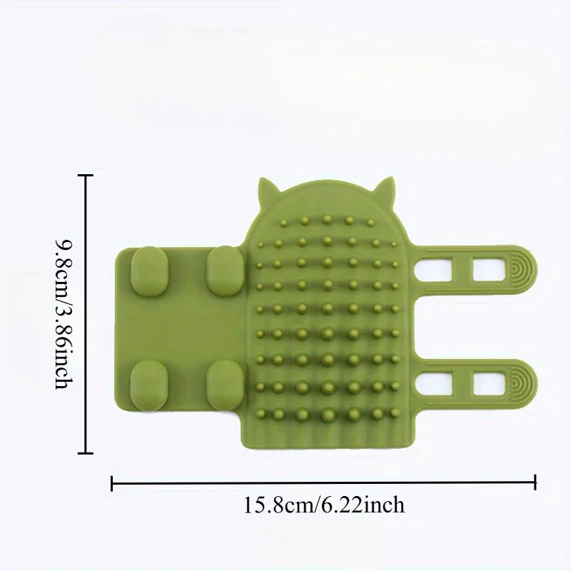 Cat Hair Removal Massage Comb & Wall Corner Scratcher Cat Grooming Comb Nixie