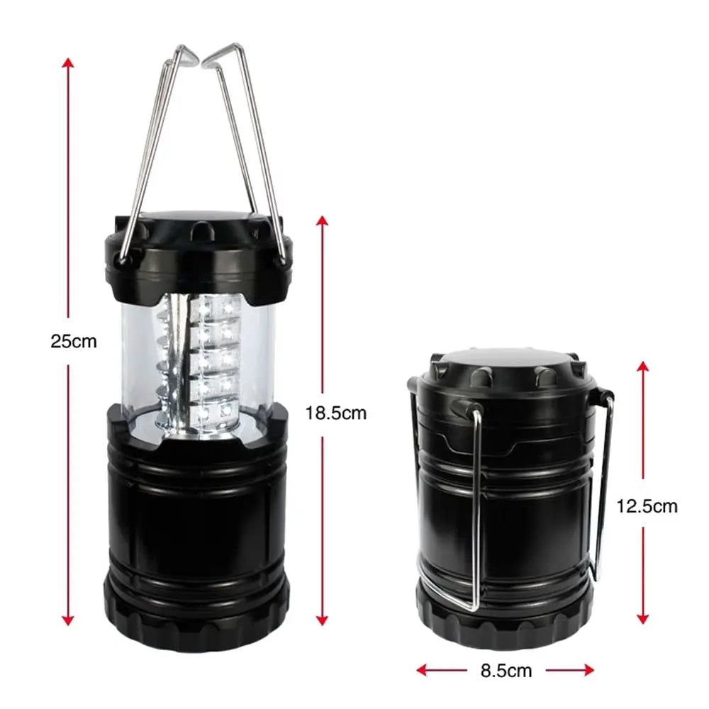 30-LED Collapsible Camping Lantern – Portable Tent Light
