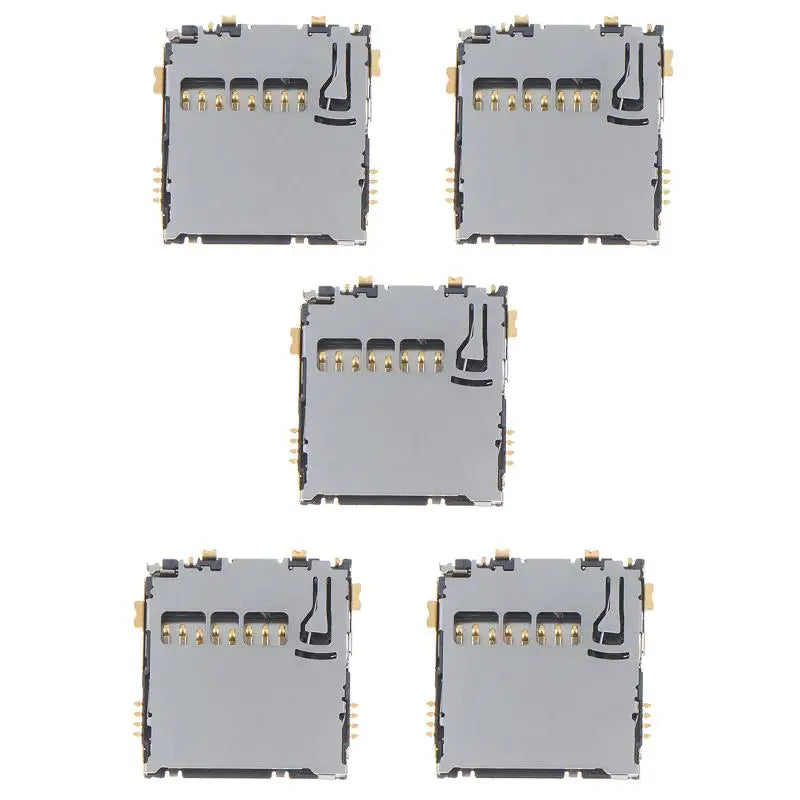 SCHA5B0200 Micro SIM Card Connector Gold Contacts – 1/3/5 Pcs SIM Card Connector Nixie 5PCS