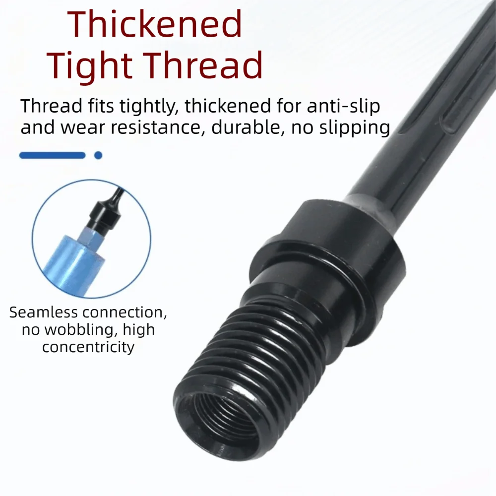 UNC 1-1/4" Core Drill Bit Adapter – 1/2" Hex Shank, 40Cr Steel Core Drill Adapter Nixie