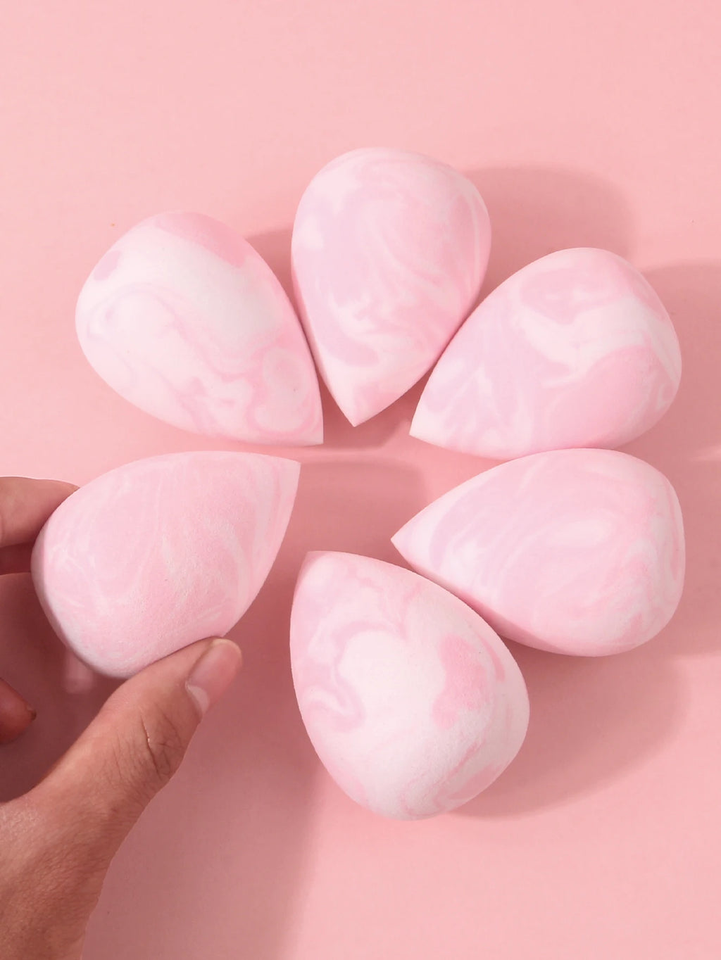 6PCS Makeup Sponge Powder Puff Set – Dry & Wet Beauty Eggs Makeup Sponge Set Nixie