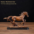 Resin Horse Sculpture Figurine – Nordic Standing Horse Ornament Resin Animal Figurine Nixie A9