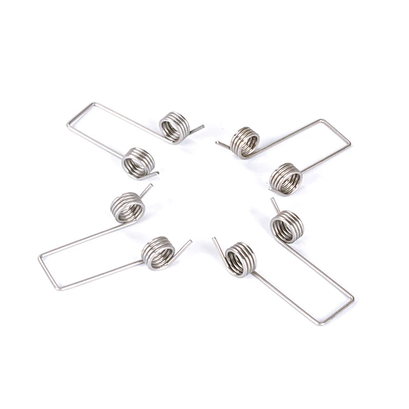 10PCS 1mm Double Torsion Spring – Flip-Top Garbage Can Lid Part