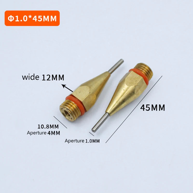 Copper Hot Melt Glue Gun Nozzle with Leakproof Steel Ball Glue Gun Nozzle Nixie