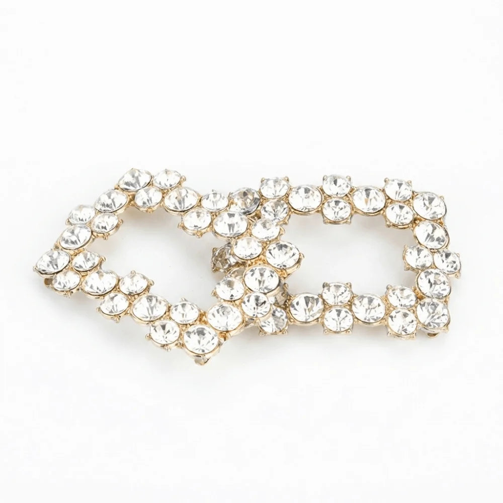 Crystal Rhinestone Shoe Clips – Removable Buckle Charm (2pcs)