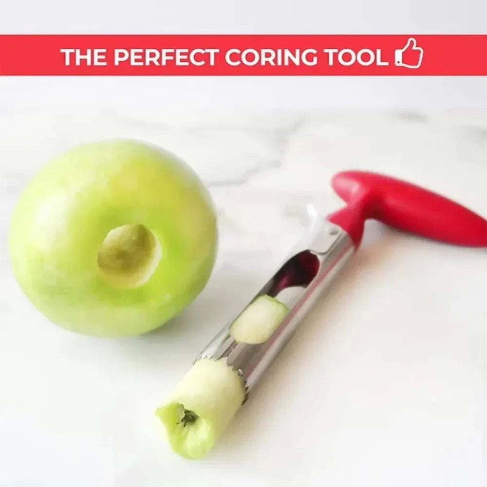 Stainless Steel Apple Corer & Fruit Core Remover Tool