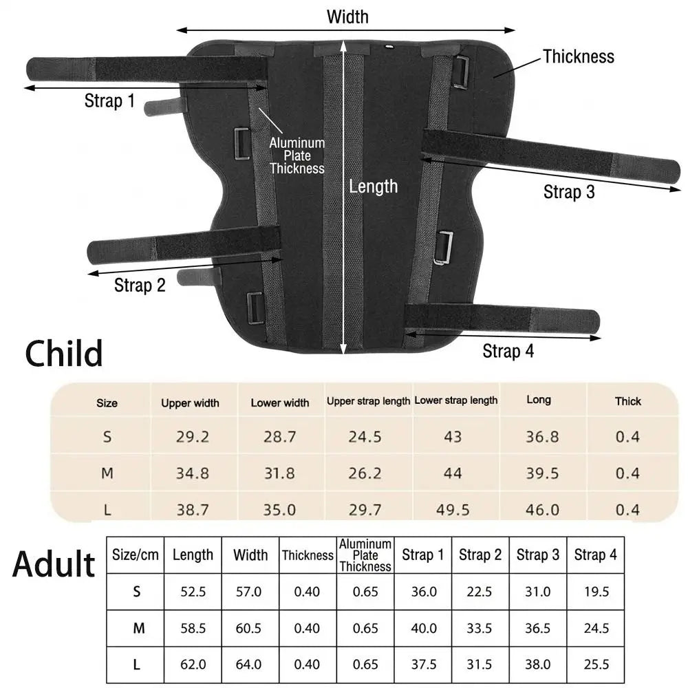 Breathable Knee Immobilizer Brace – Soft Joint Support Youth Knee Immobilizer Brace Nixie