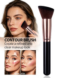 Angled Contour Brush – Soft Bronzer & Blush Makeup Tool Makeup Contour Brush Nixie black
