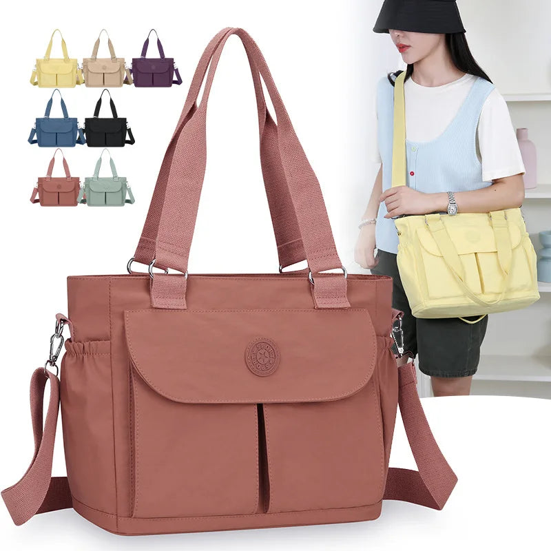 Lightweight Nylon Crossbody Shoulder Bag & Tote – Nixie Crossbody Shoulder Bag Nixie