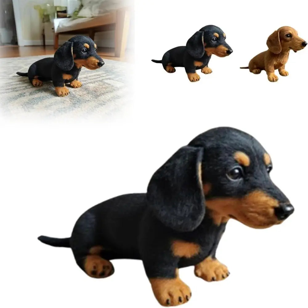 Realistic Dachshund Plush Toy – Soft Stuffed Dog Pillow Stuffed Plush Toy Nixie