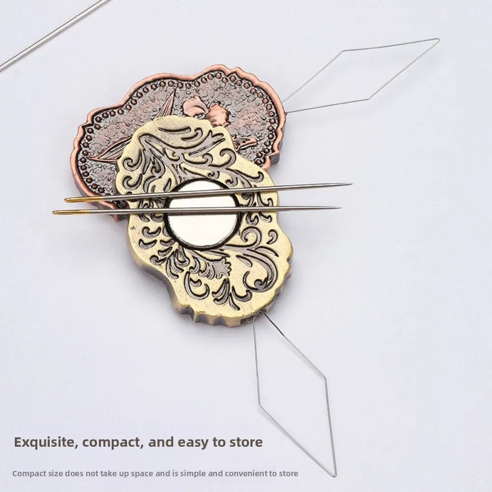 Needle Holder & Threader for Cross Stitch & Embroidery