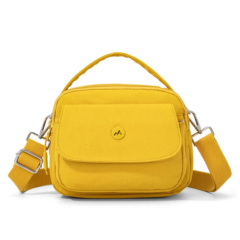 Women's Lightweight Nylon Crossbody Bag – Urban Satchel Crossbody Satchel Bag Nixie
