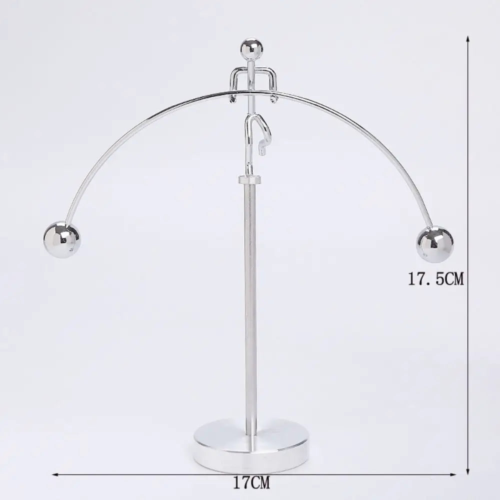 Stainless Steel Pendulum Cradle Kinetic Desk Decor Toy