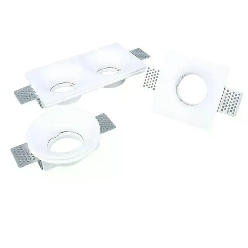 Recessed Gypsum Ceiling Downlight GU10 LED Borderless Frame Ceiling Downlight Frame Nixie