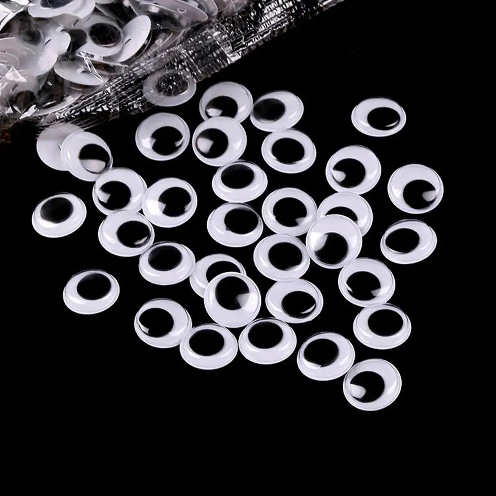100 Pcs Plastic Doll Eyes – 14 Sizes for DIY Crafts & Plush DIY Craft Eyes Nixie