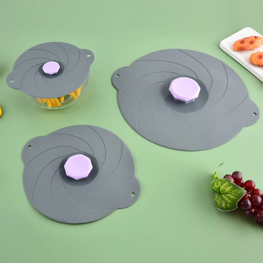Reusable Silicone Pot Lids – Multi-Size Anti-Overflow Covers