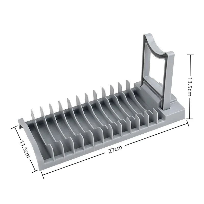 Kitchen Dish Drying Rack – Multi-Slot Countertop Plate Holder Dish Drying Rack Nixie