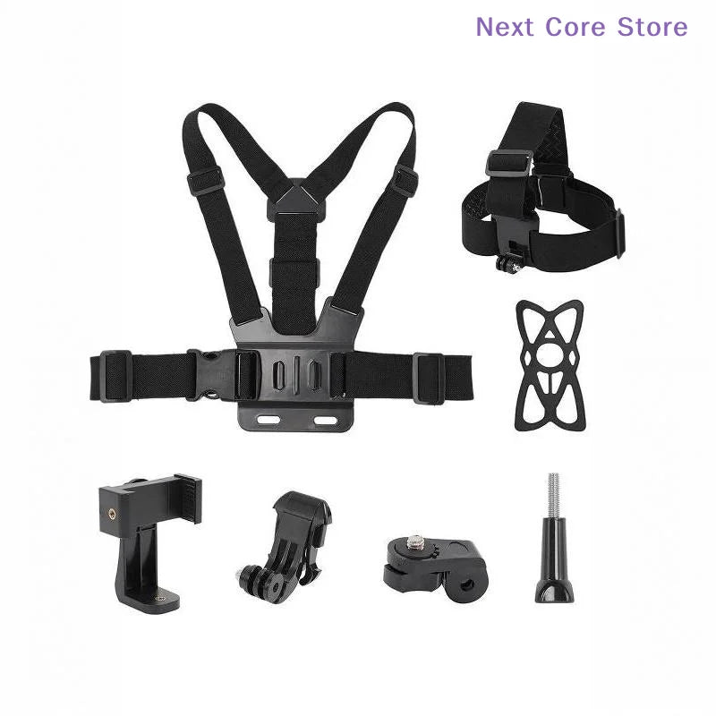 Chest Strap Mount Harness for Phone & Action Camera Camera Chest Mount Nixie
