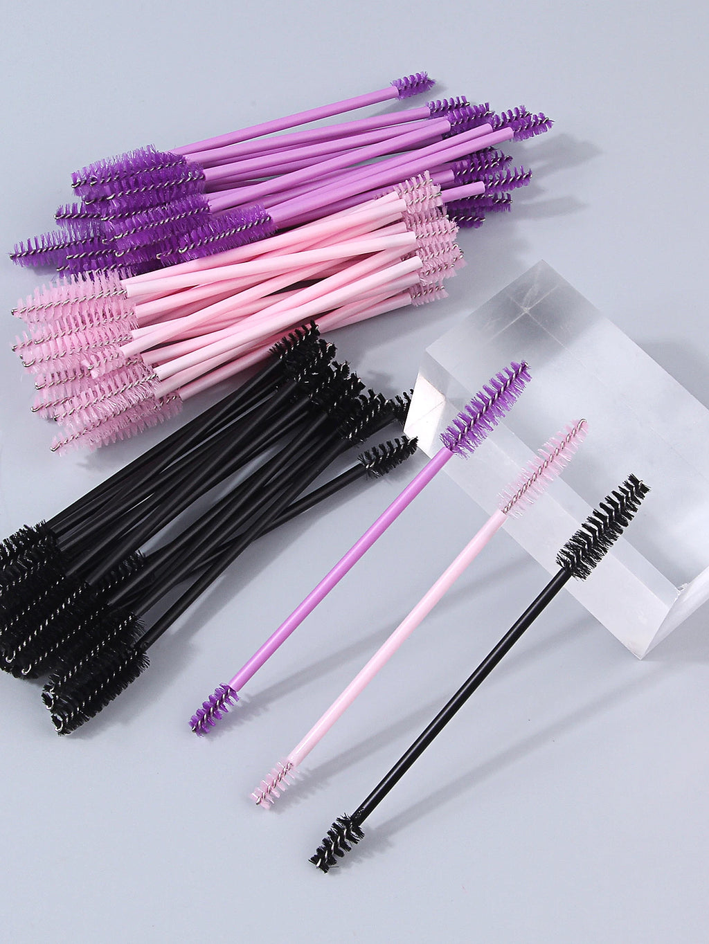 Double-Ended Eyelash Brush & Comb Set – 20/60 Pcs Eyelash Makeup Tool Nixie